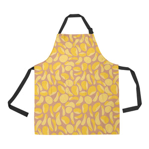 Potato Chips Pattern Print Design 01 All Over Print Adjustable Apron