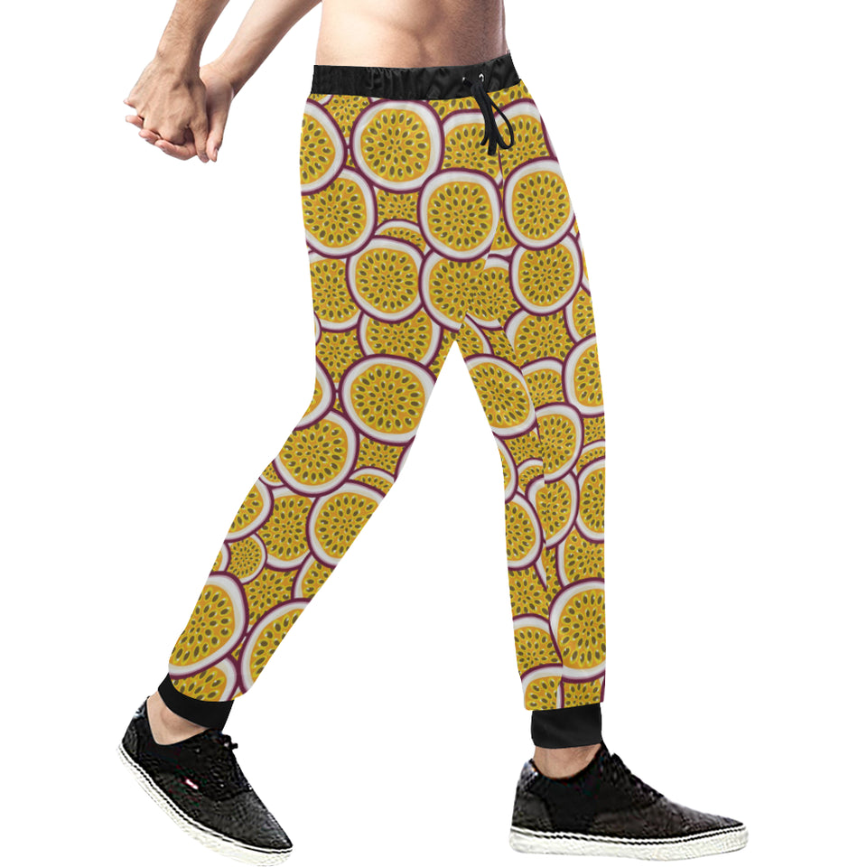 Passion fruits slice pattern Unisex Casual Sweatpants