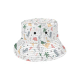 Cute cartoon dinosaurs tree pattern Unisex Bucket Hat