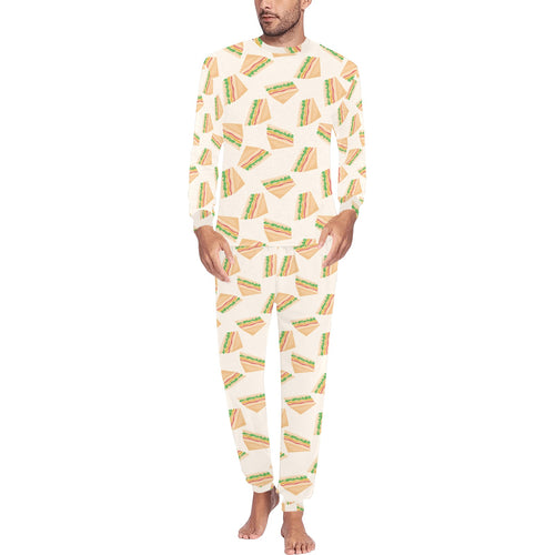 Sandwich Pattern Print Design 01 Men's All Over Print Pajama
