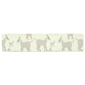 Little young goat pattern Table Runner