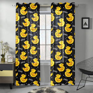 Duck Pattern Print Design 05 Gauze Curtain