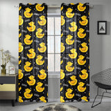 Duck Pattern Print Design 05 Gauze Curtain