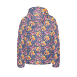Goldfish Pattern Print Design 05 Kids' Boys' Girls' Padded Hooded Jacket