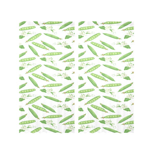 Green Peas Pattern Print Design 04 Gauze Curtain