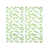 Green Peas Pattern Print Design 04 Gauze Curtain