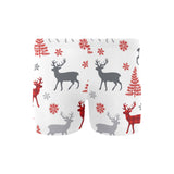 Deer tree snowflakes chrismas pattern Men's Swimming Trunks