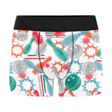Watercolor bowling pattern Men's All Over Print Boxer Briefs Men's Underwear