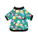 Billiard Ball Pattern Print Design 01 All Over Print Pet Dog Round Neck Fuzzy Shirt