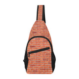 Brick Printed Pattern Print Design 03 All Over Print Chest Bag