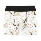 Beautiful Japanese cranes pattern Men's All Over Print Boxer Briefs Men's Underwear