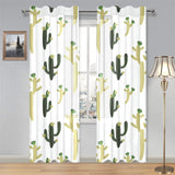 Cute cactus pattern Gauze Curtain