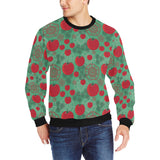 Tomato design pattern Men's Crew Neck Sweatshirt