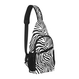 Zebra skin pattern All Over Print Chest Bag