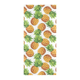 Pineapples design pattern Beach Towel