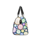 Colorful clock background Travel Bag