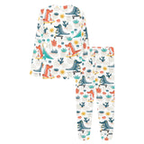 Cute Crocodile Pattern Women's All Over Print Pajama Set