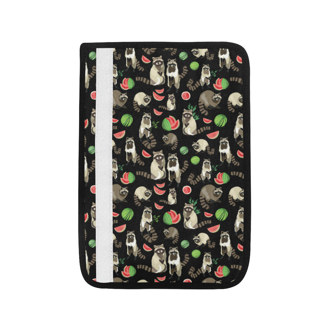 Raccoon watermelon pattern Car Seat Belt Cover