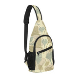 Ginkgo leaves design pattern All Over Print Chest Bag