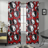 Billiard Ball Pattern Print Design 05 Gauze Curtain