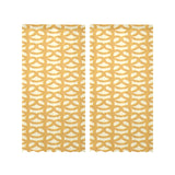 Pretzels Pattern Print Design 01 Gauze Curtain