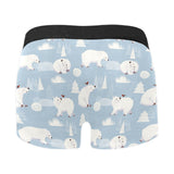 Cute polar bears Christmas decoration pattern Men's All Over Print Boxer Briefs Men's Underwear