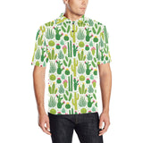 Cactus pattern copy Men's All Over Print Polo Shirt
