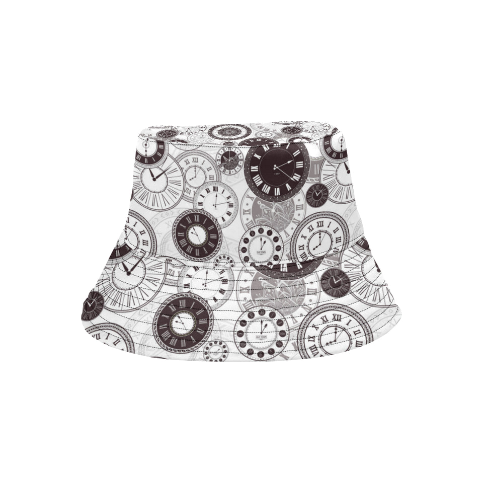 Classic vintage clock pattern Unisex Bucket Hat