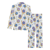 Snail Pattern Print Design 05 Women's Long Pajama Set