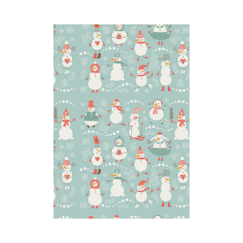 Cute snowman pattern House Flag Garden Flag