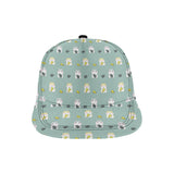 Cute hamster cheese pattern All Over Print Snapback Cap