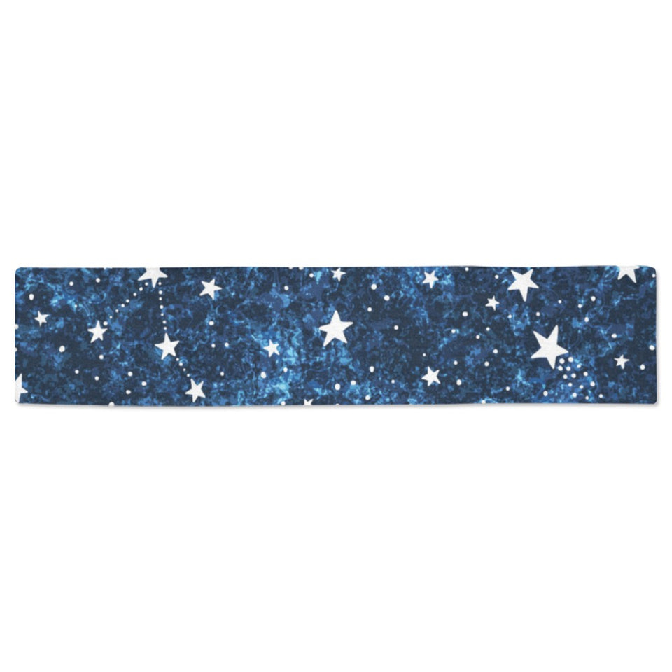Night sky star pattern Table Runner