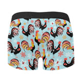 Rooster chicken cock snowfalke Men's All Over Print Boxer Briefs Men's Underwear