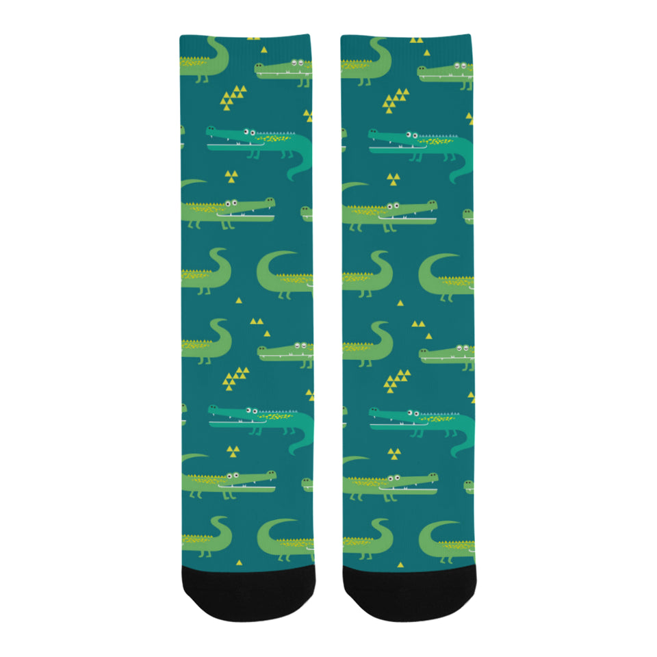 Crocodile pattern Crew Socks