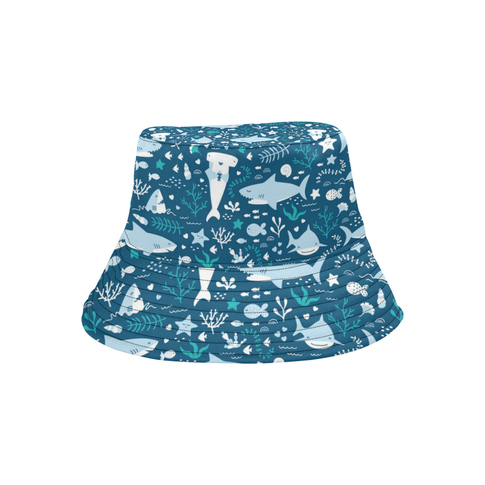 Cute shark pattern Unisex Bucket Hat