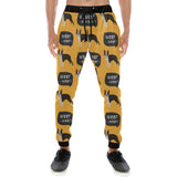 Boston terrier design pattern Unisex Casual Sweatpants