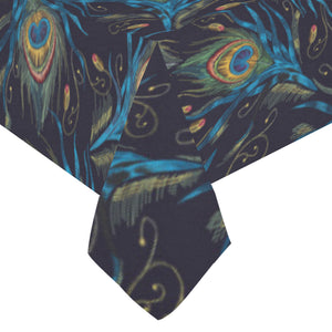 Beautiful peacock feather pattern Tablecloth