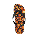 Halloween Pumpkin pattern Unisex Flip Flops