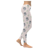 cute raccoons leaves pattern Women's Legging Fulfilled In US