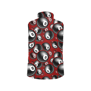 Billiard Ball Pattern Print Design 05 Men's Padded Vest