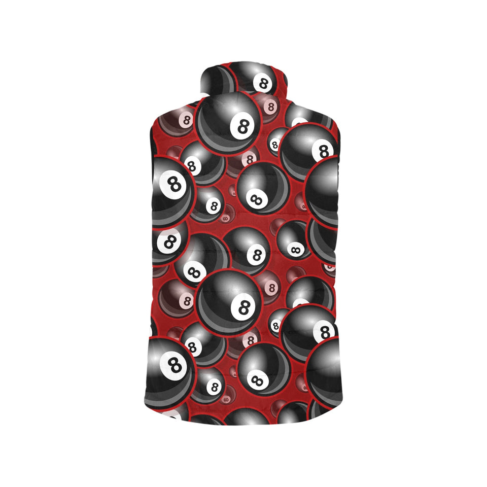 Billiard Ball Pattern Print Design 05 Men's Padded Vest