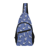 Seagull Pattern Print Design 03 All Over Print Chest Bag