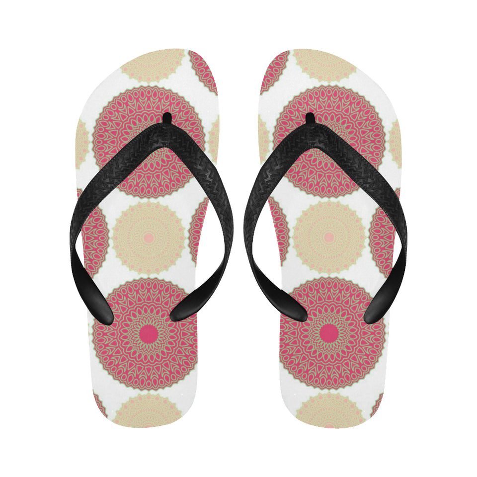 Circle indian pattern Unisex Flip Flops