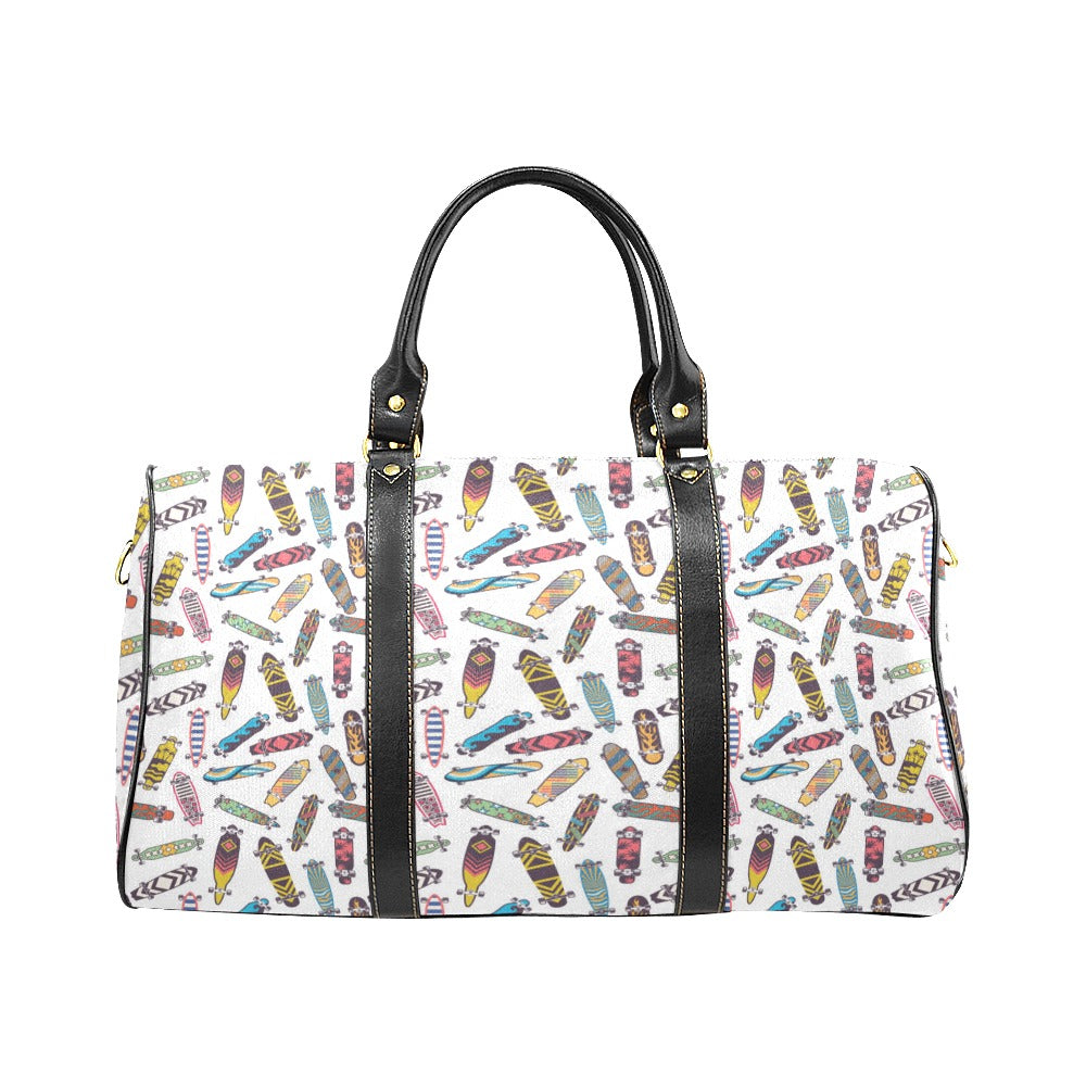 Skate Board Pattern Print Design 05 Travel Bag