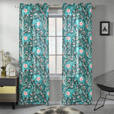Elephants jungle pattern Gauze Curtain