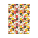 Colorful Maneki neko cat pattern House Flag Garden Flag