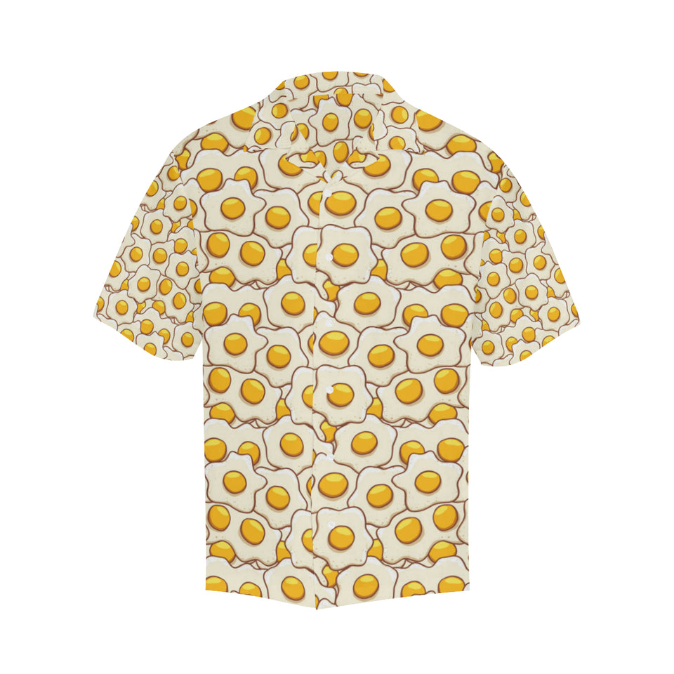 Fried Eggs Pattern Print Design 02 Men's All Over Print Hawaiian Shirt (Model T58)