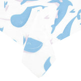 Blue whale pattern Tablecloth