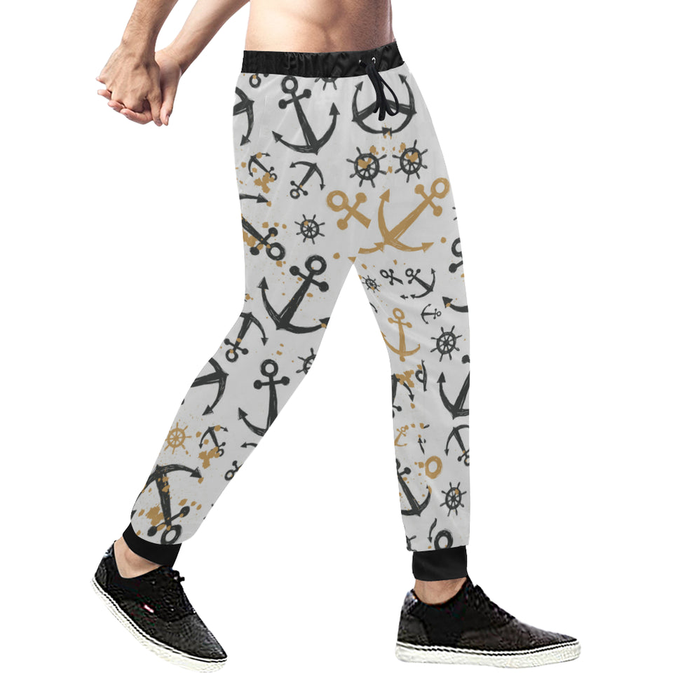 Anchors Rudders pattern Unisex Casual Sweatpants