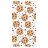 chocolate chip cookie pattern Bath Towel